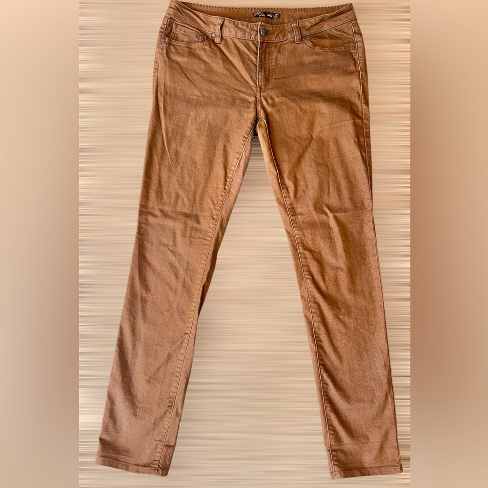Prana Women's Straight Leg Jeans in Tan
